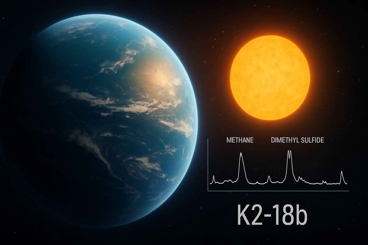 K2-18b Atmosphere Analysis Reveals Potential Biosignatures, Scientists Cautiously Optimistic